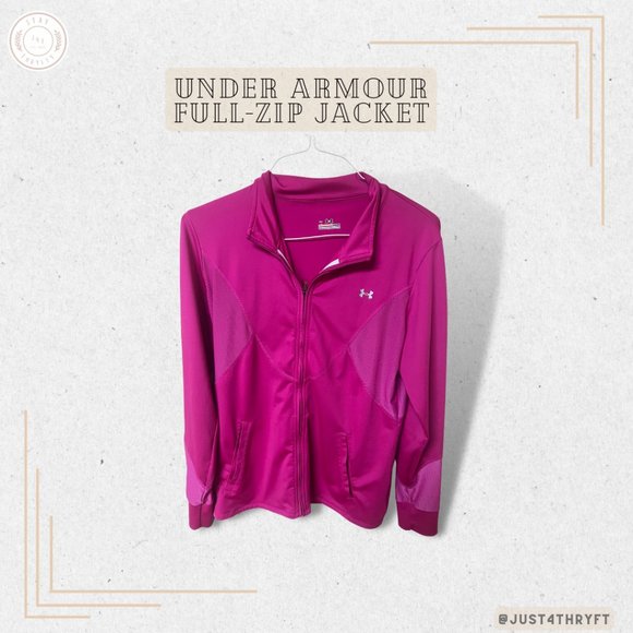 Under Armour Full-Zip Jacket Womans Large - Picture 1 of 3